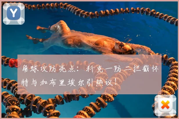 角球攻防亮点:科克一防二拦截怀特与加布里埃尔引热议!